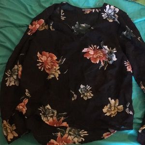 Forever 21 floral blouse